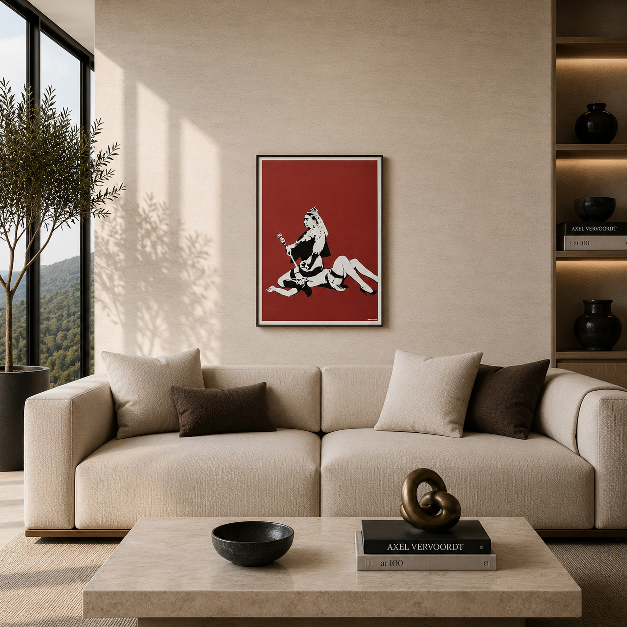 Banksy Queen Vic Lithografie Arches 300gsm 42x59 cm