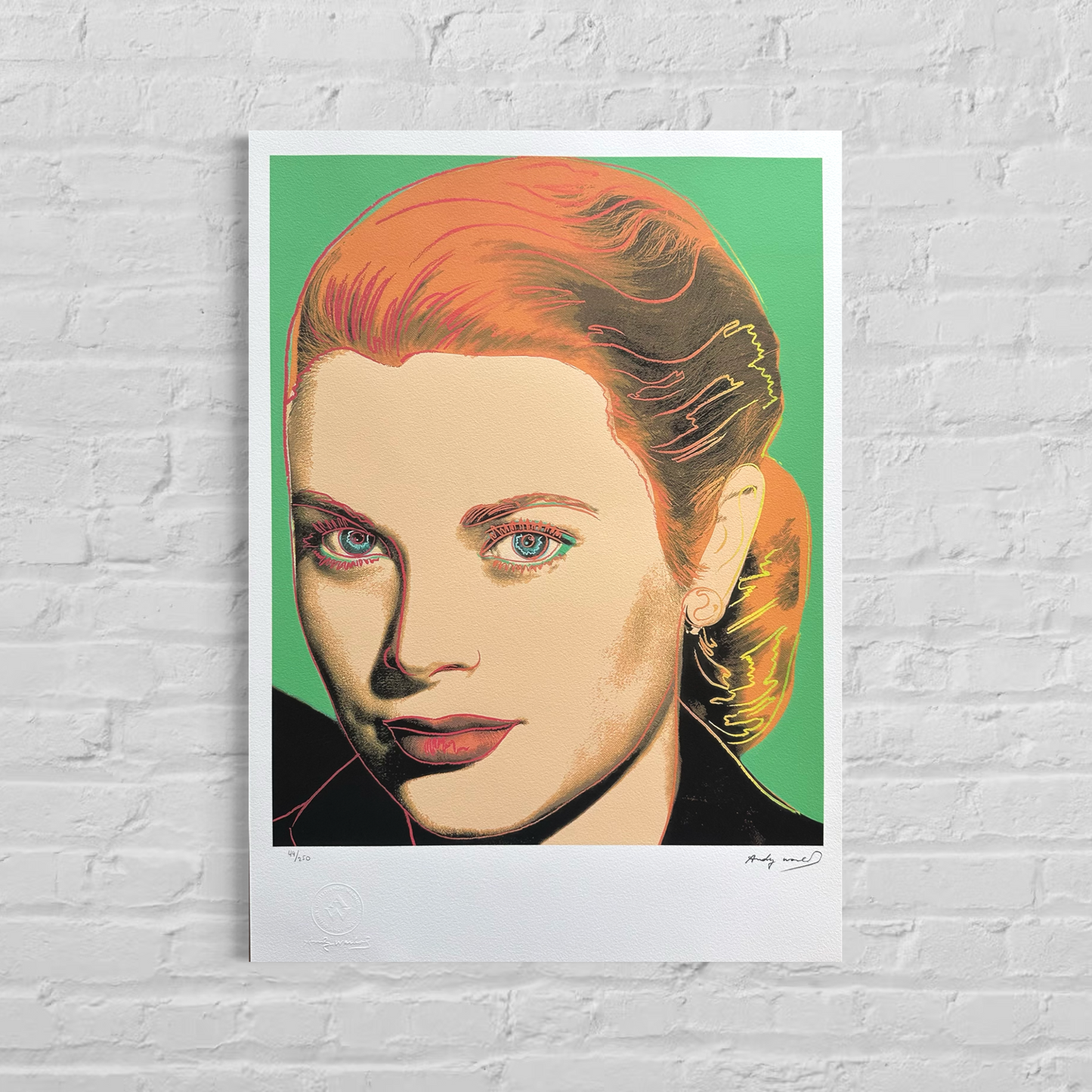Andy Warhol Grace Kelly Lithografie Arches 300gsm 42x59 cm