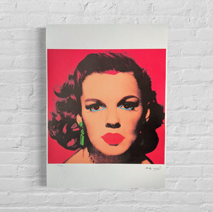 Genummerde editie ANDY WARHOL Judy Garland - Certificaat Leo Castelli - Pop art - lithograph
