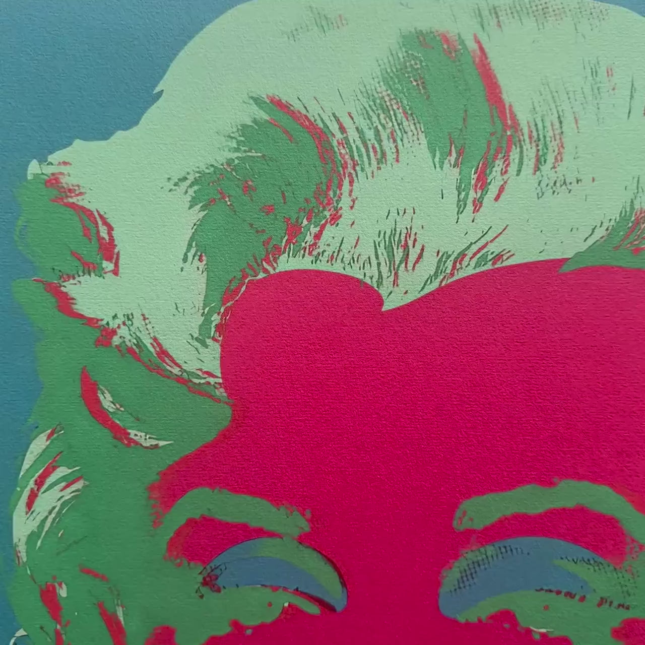 Andy Warhol – ‘Marilyn Monroe (Groen & Roze)’ – Gelimiteerde en genummerde editie