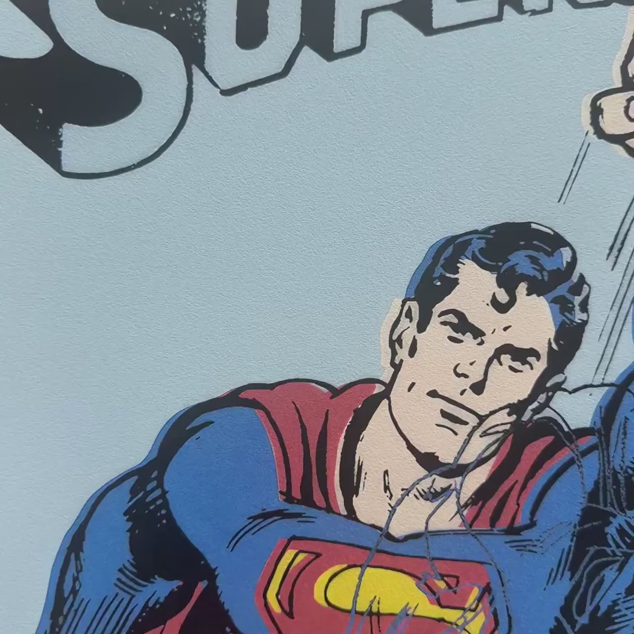Andy Warhol – ‘Superman (Myths, Lichtblauw)’ – Gelimiteerde en genummerde editie