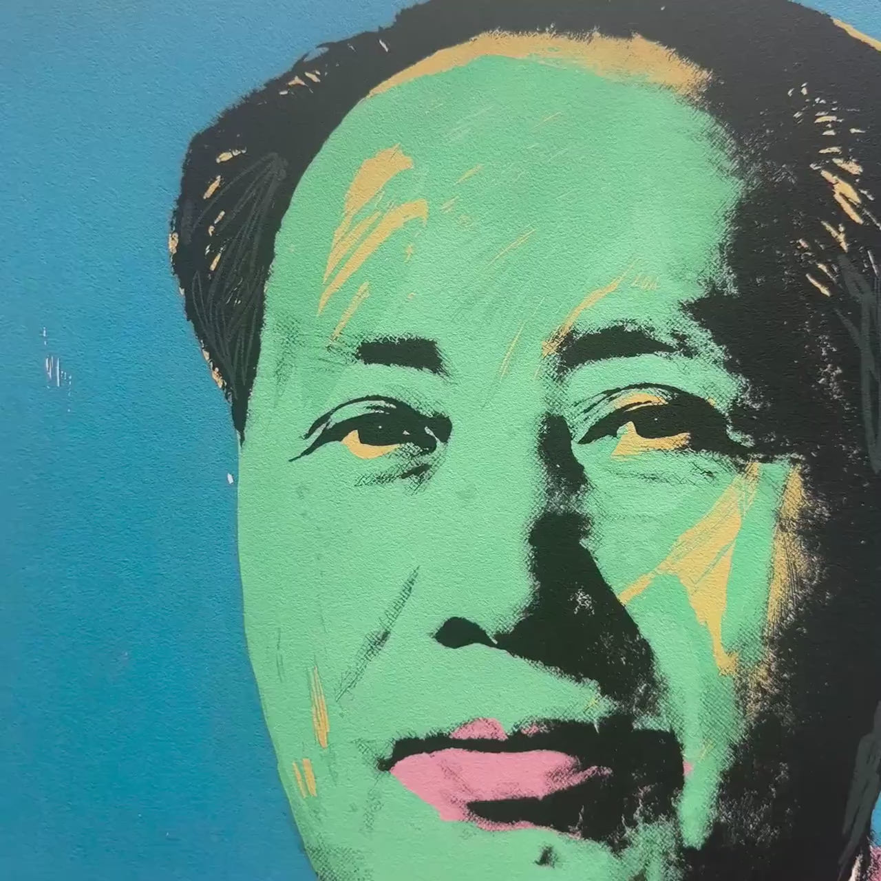 Andy Warhol – ‘Mao (Turquoise & Groen)’ – Gelimiteerde en genummerde editie