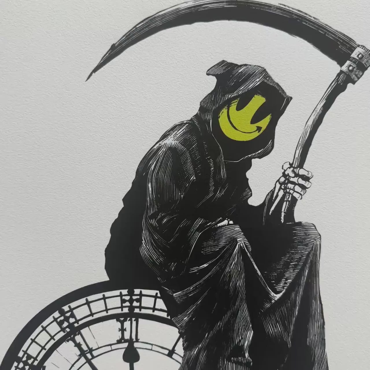 Banksy – ‘Grin Reaper’ – Gelimiteerde en genummerde editie